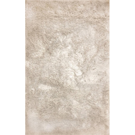 Dynamic Rugs Luxe Collection 5 X 8 In. Solid Rectangle Rug- Stone LU694201116